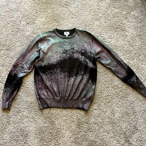 YAL New York sweater in purple- green chrome